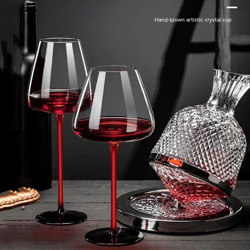 Light Luxury Good-looking Glass Gyro Wine Decanter Household High-end - Trendha