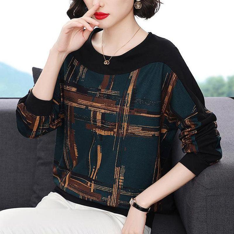 Loose Belly Covering Long-sleeved Top Thin Women's Sweater - Trendha