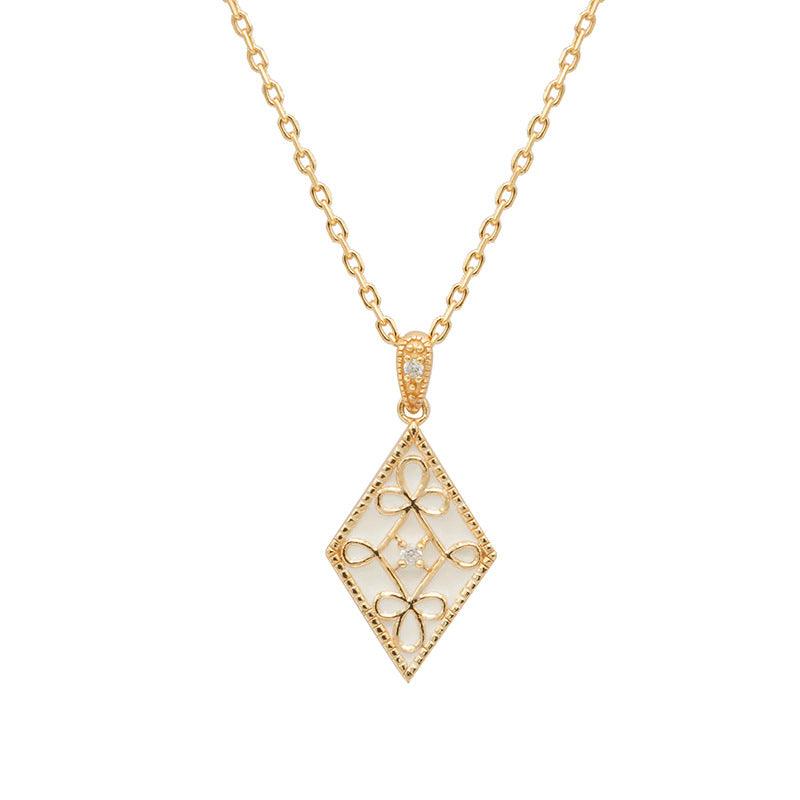 Luxury Retro Geometric Necklace - Trendha