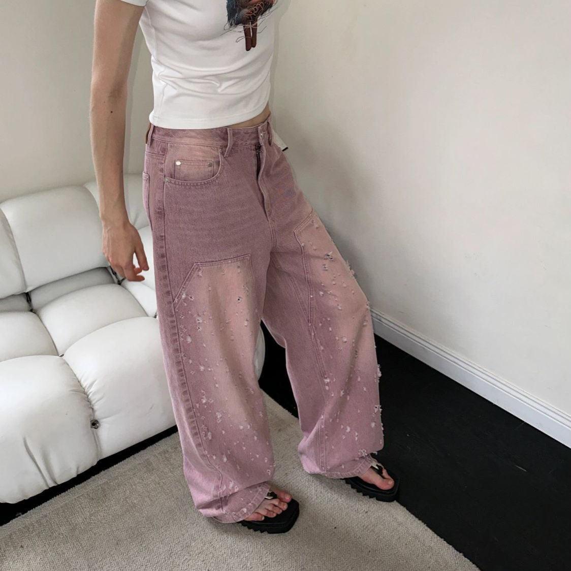Make Old Ripped Summer Retro Jeans - Trendha