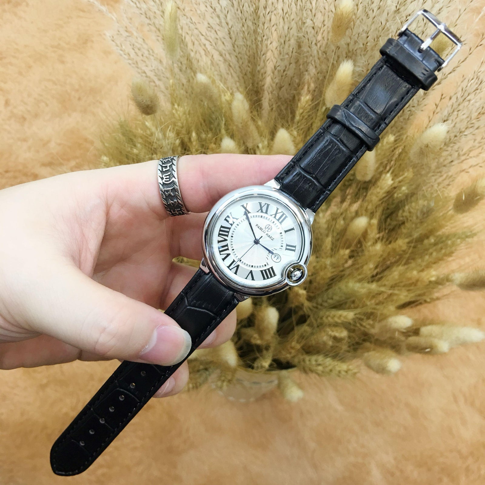 Men Fashion Steel Band Watch Quartz Strap - Trendha