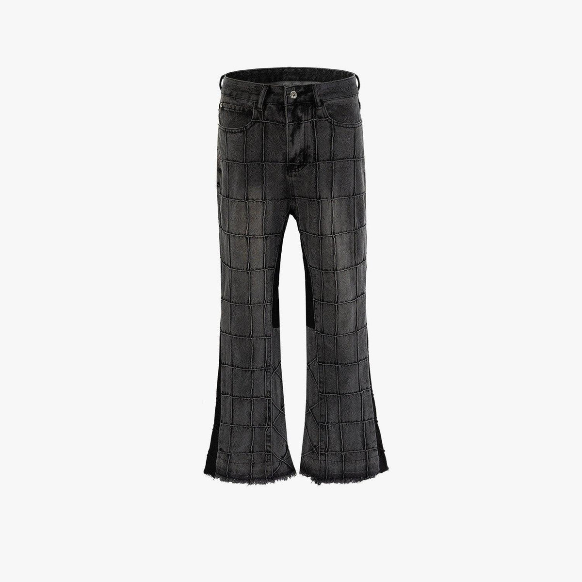 Men's And Women's Fashion Casual Waffle Jeans - Trendha