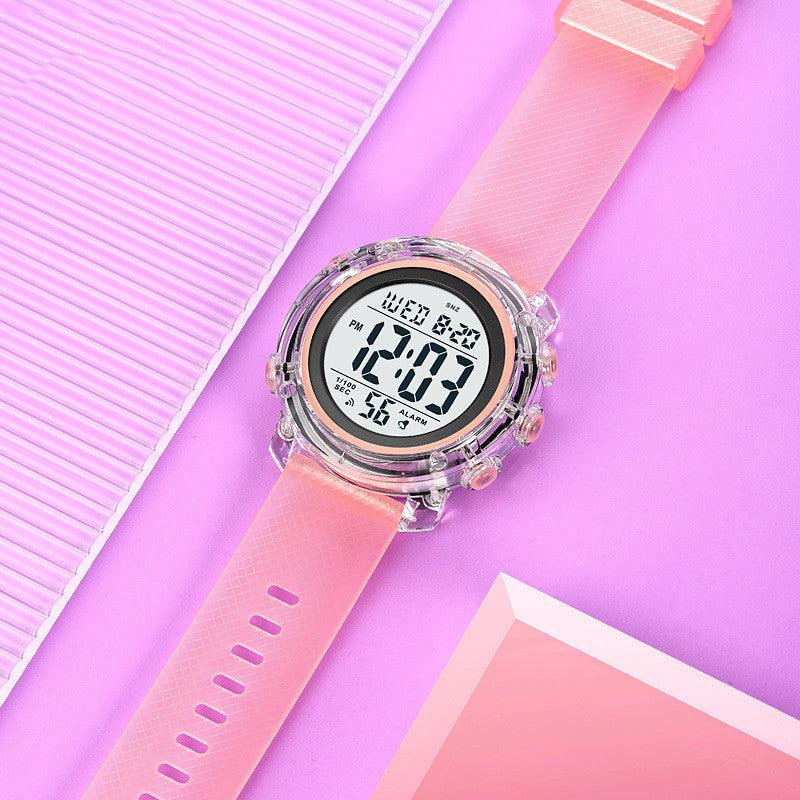 Men's And Women's Multifunctional Waterproof Sports Electronic Watch - Trendha