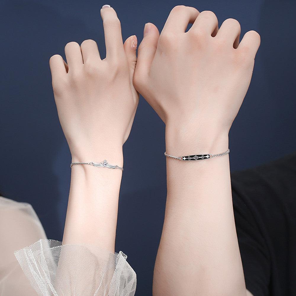 Geometric Silver Bracelet, Individual Style Options