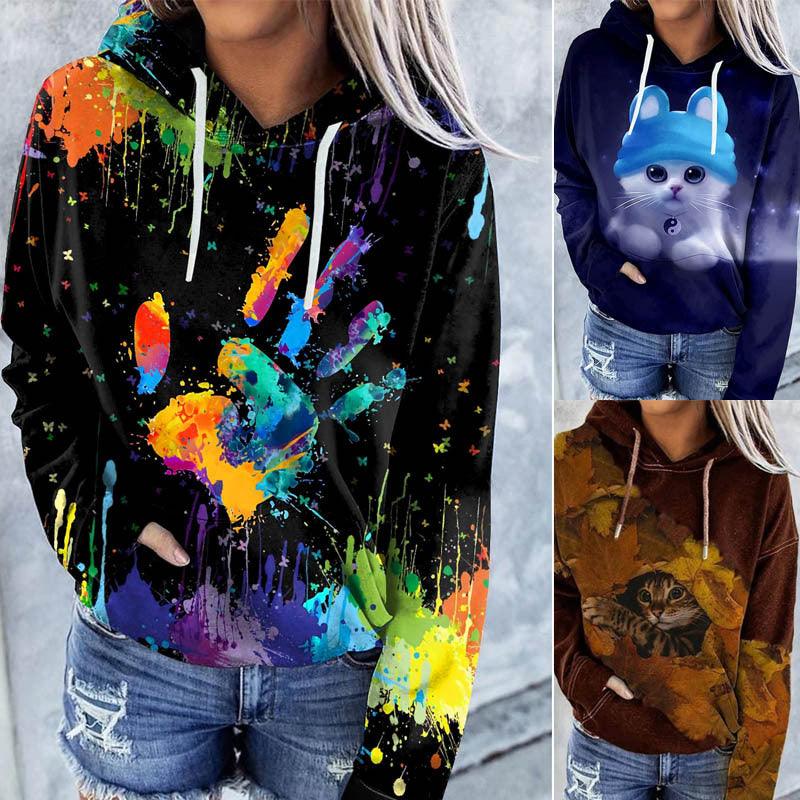 Men's And Women's Sweater With Graffiti Pattern In Spring And Autumn - Trendha