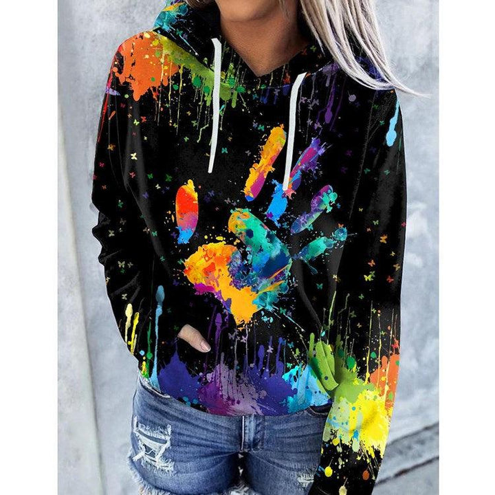 Men's And Women's Sweater With Graffiti Pattern In Spring And Autumn - Trendha