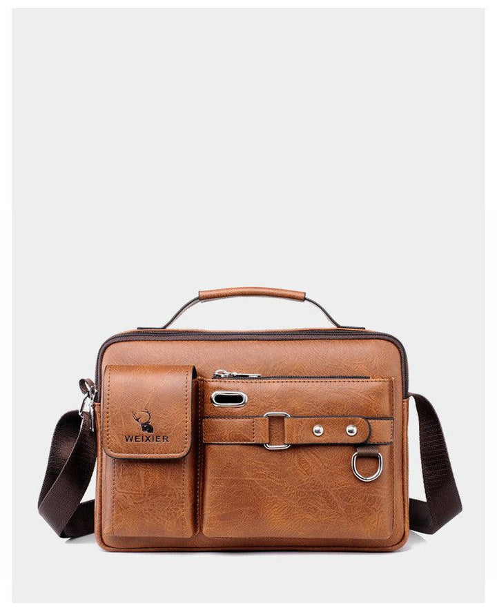 Men's Business Portable One Shoulder Messenger Bag - Trendha