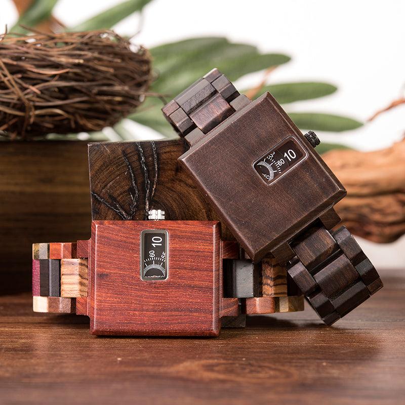 Men's Casual Fashion Wooden Watch - Trendha