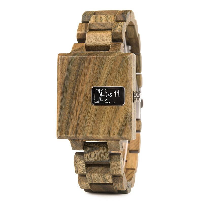 Men's Casual Fashion Wooden Watch - Trendha