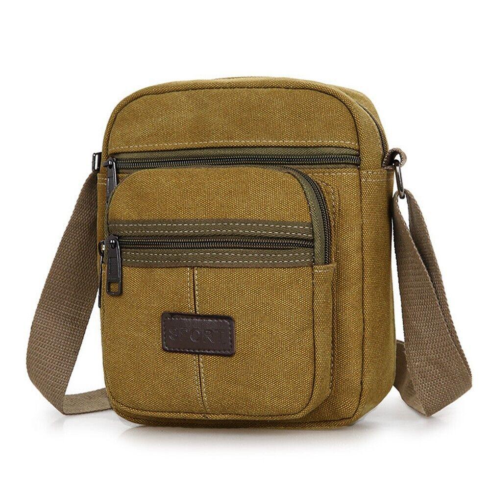 Men's Crossbody Messenger Bag Canvas Bags Casual Shoulder Satchel Handbag Pouch - Trendha