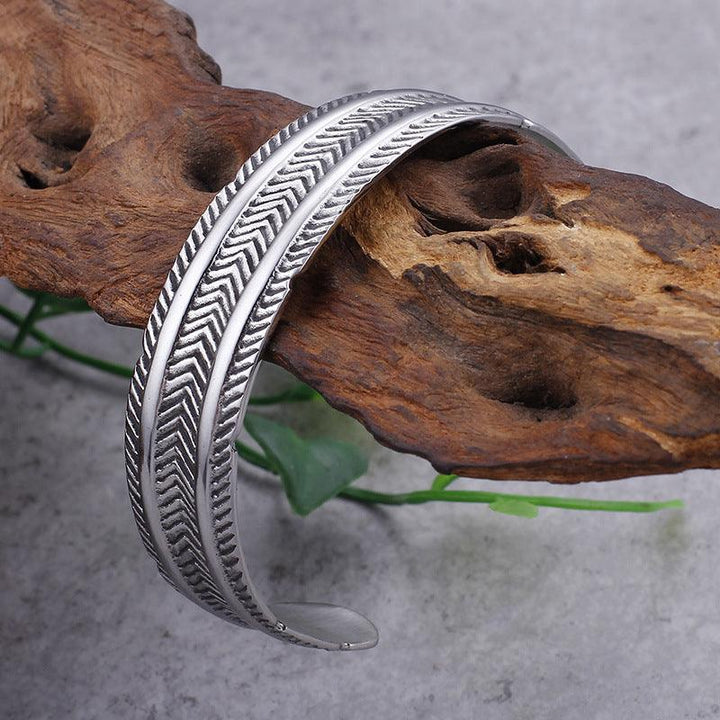 Men's Fashion Retro Stainless Steel Bracelet - Trendha