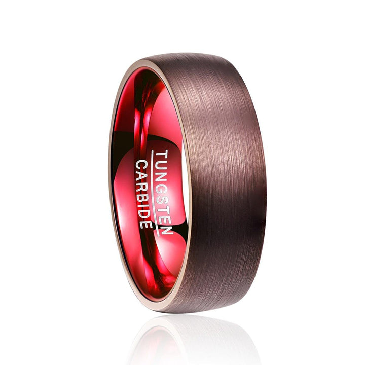 Men's Fashion Simple Electroplated Tungsten Steel Ring - Trendha