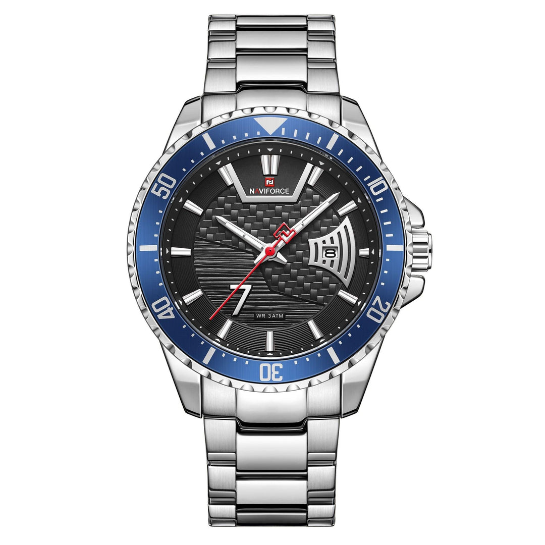 Men's Fashion Trend Large Dial Waterproof Electronic Quartz Watch - Trendha