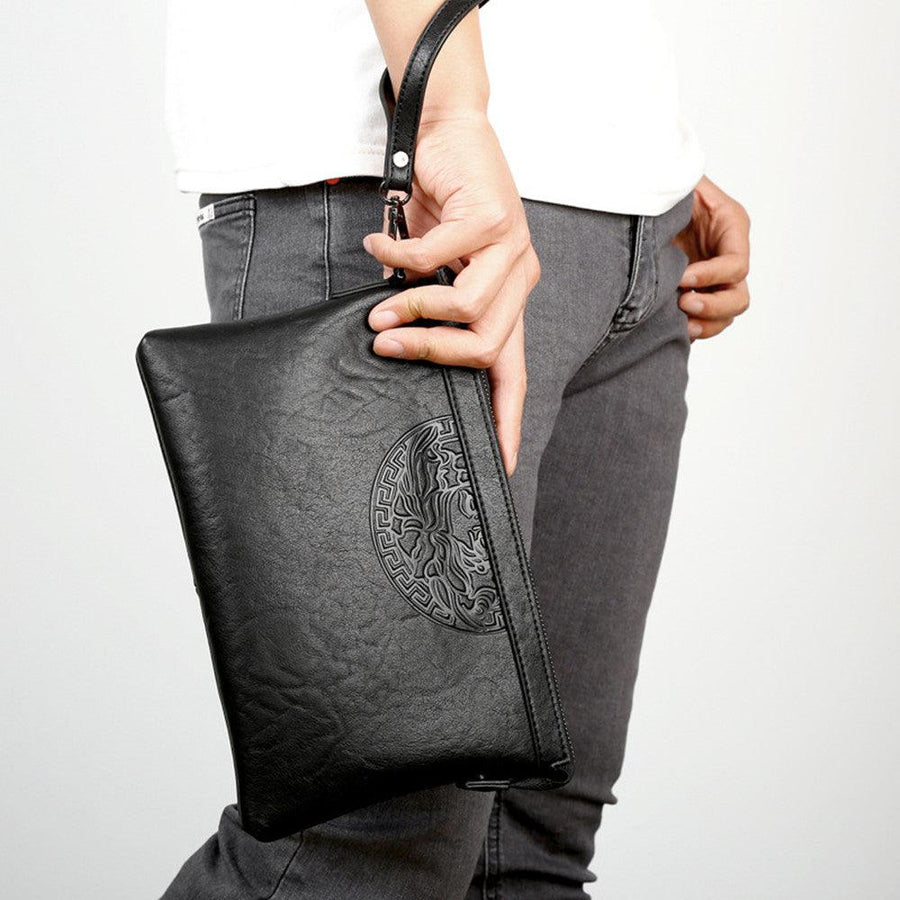 Men's Handbag Large Capacity Business Hand Holding Envelope - Trendha
