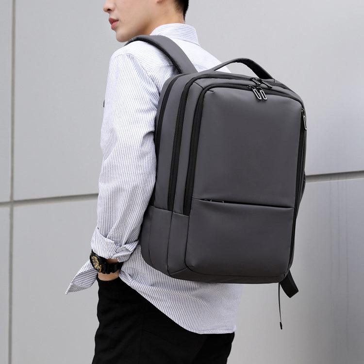 Men's Large Capacity Fashion Simple Shoulder Computer Bag - Trendha