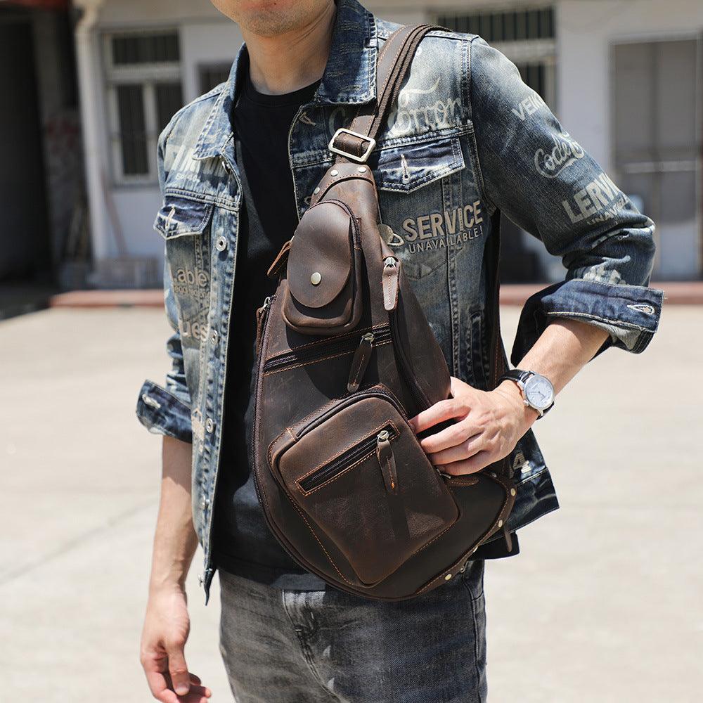 Men's Large-capacity Messenger Bag Leisure Sports - Trendha