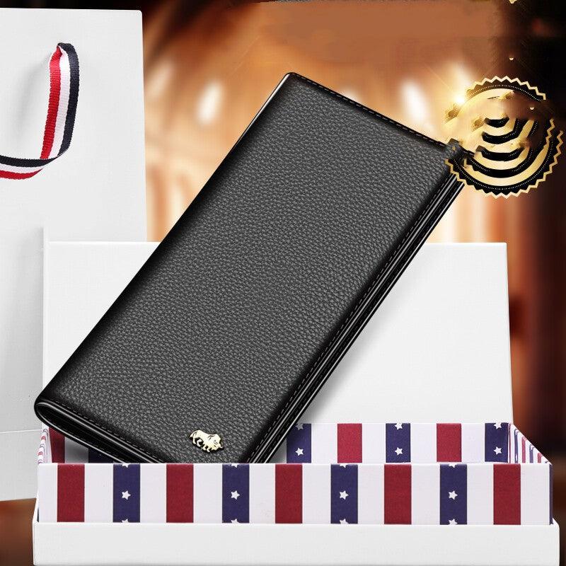Men's Long Leather Korean Youth Wallet Ultra-thin - Trendha