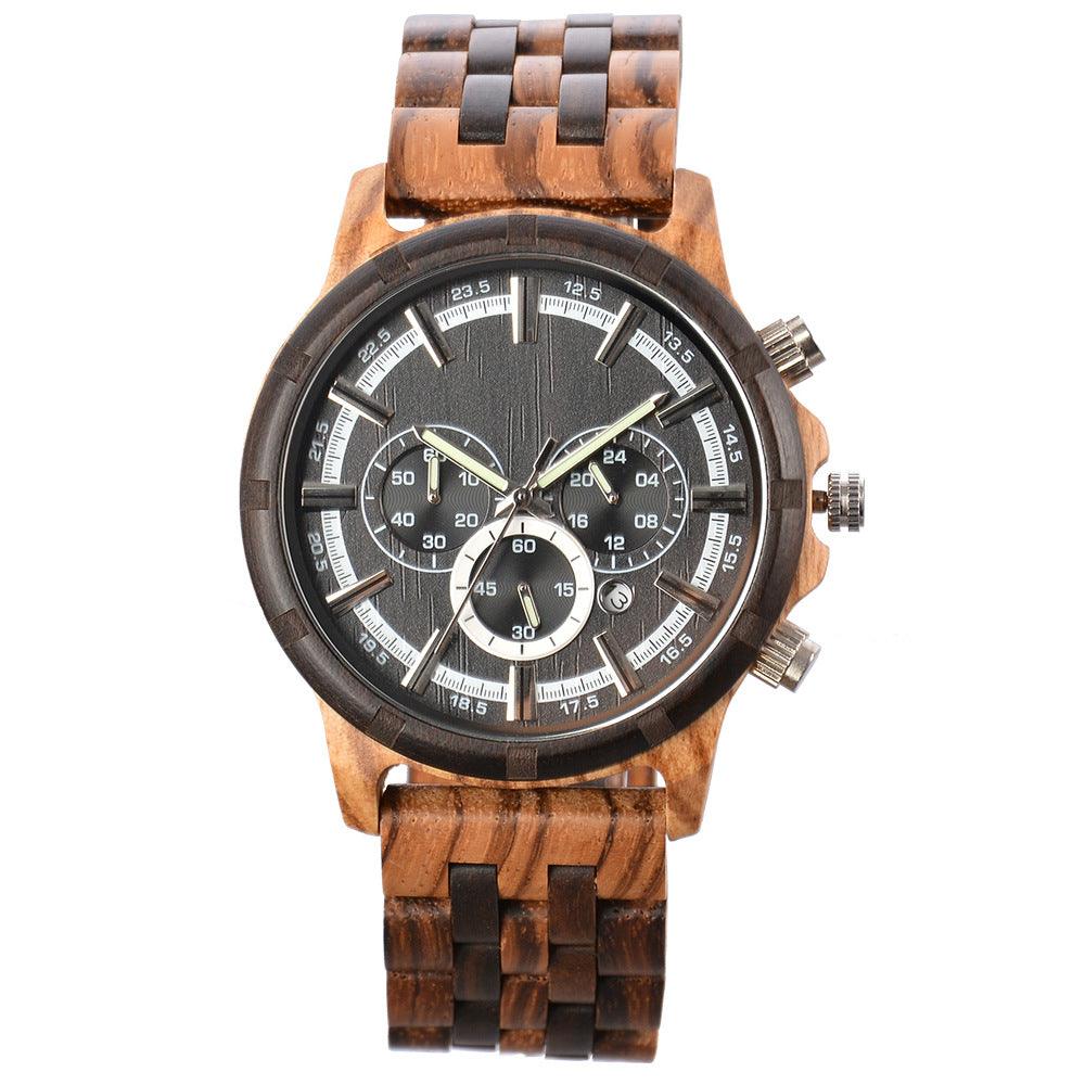 Men's Multi-function Quartz Watch Business Luminous - Trendha
