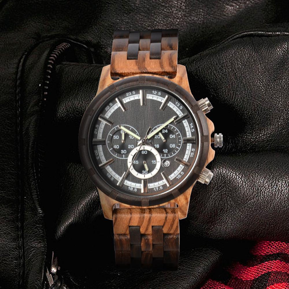 Men's Multi-function Quartz Watch Business Luminous - Trendha