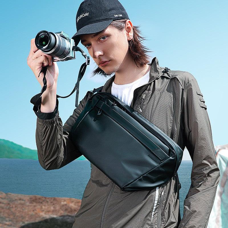 Men's One Shoulder Crossbody Chest Bag - Trendha