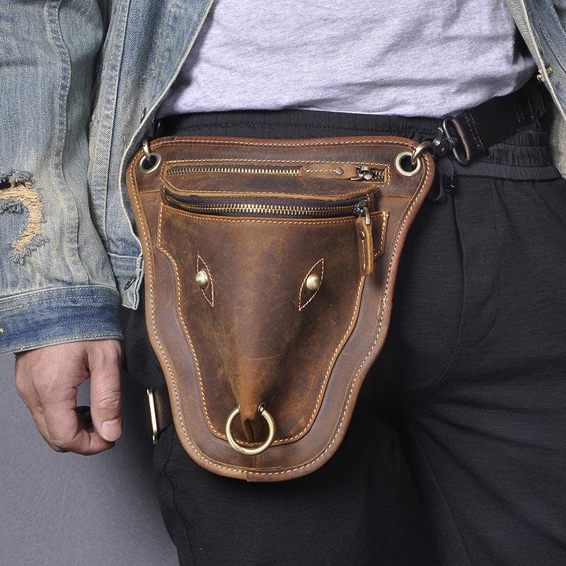 Men's Retro Large Capacity 7-inch Waist Bag - Trendha