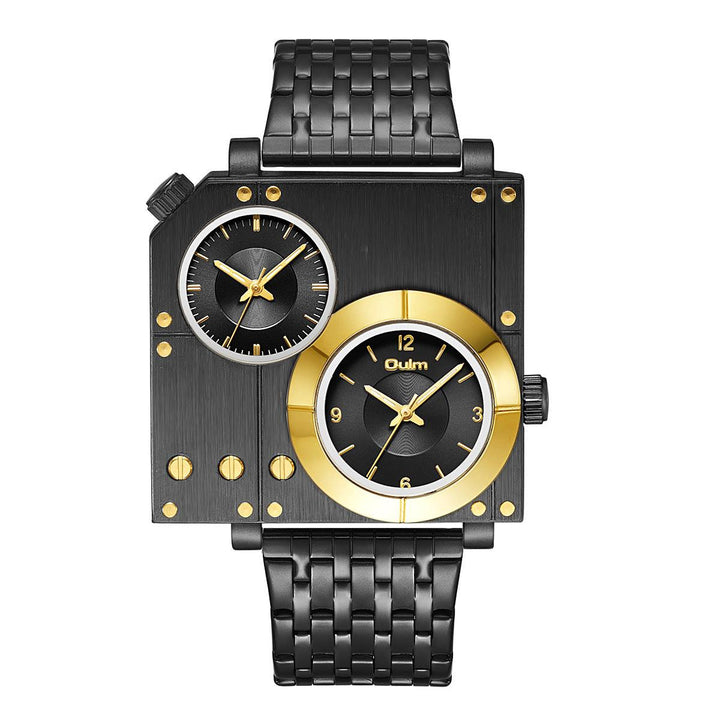 Men's Square Personality Casual Large Dial Watch - Trendha
