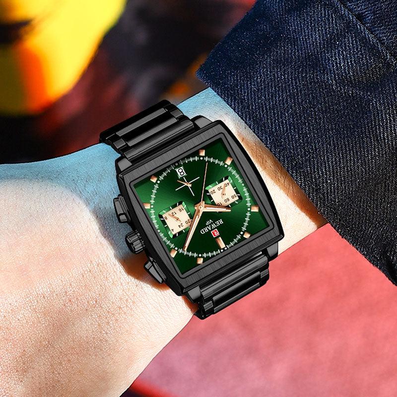 Men's Stainless Steel Simple Waterproof Quartz Watch - Trendha