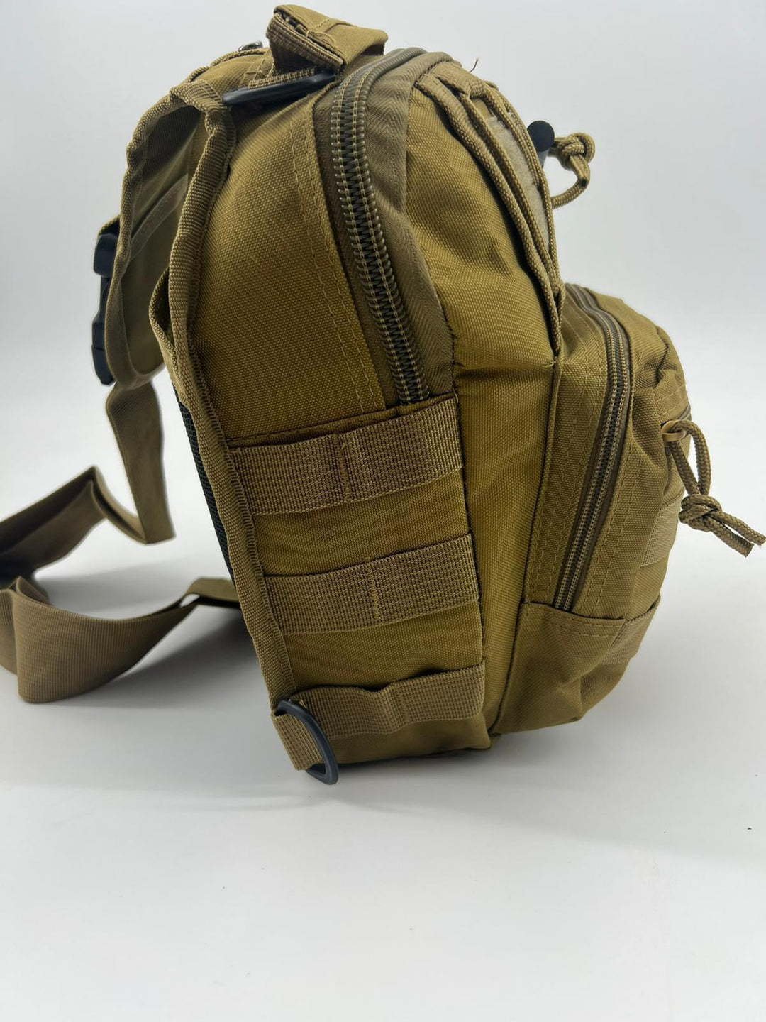 Mens Backpack Waterproof Tactical Sling Chest Pack Shoulder Bag Outdoor Hiking - Trendha