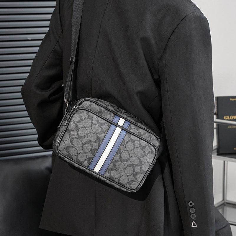 Mens Fashion Casual Letter Small Square Bag - Trendha