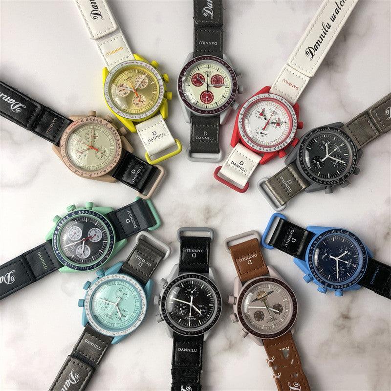 Multi-function Quartz Watch With Belt - Trendha