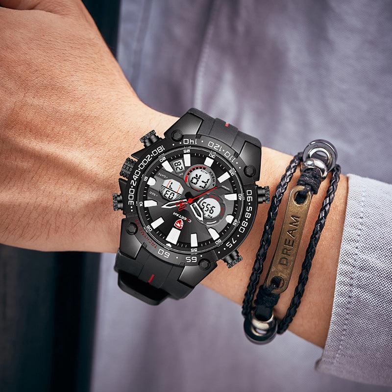 Multifunctional Men's Waterproof Quartz Watch - Trendha