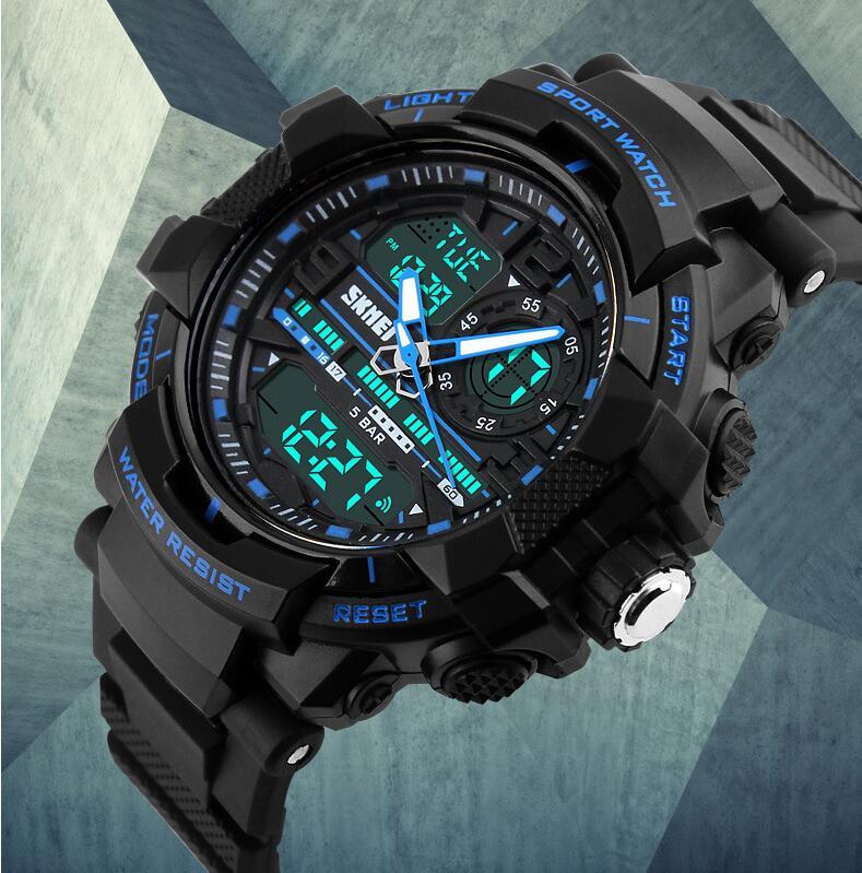 Multifunctional Outdoor Sports Waterproof Electronic Watch - Trendha
