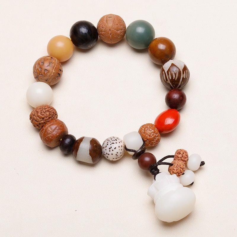 Natural Buddha Beads Bodhi Seed Bracelet - Trendha