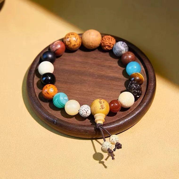 Natural Buddha Beads Bodhi Seed Bracelet - Trendha