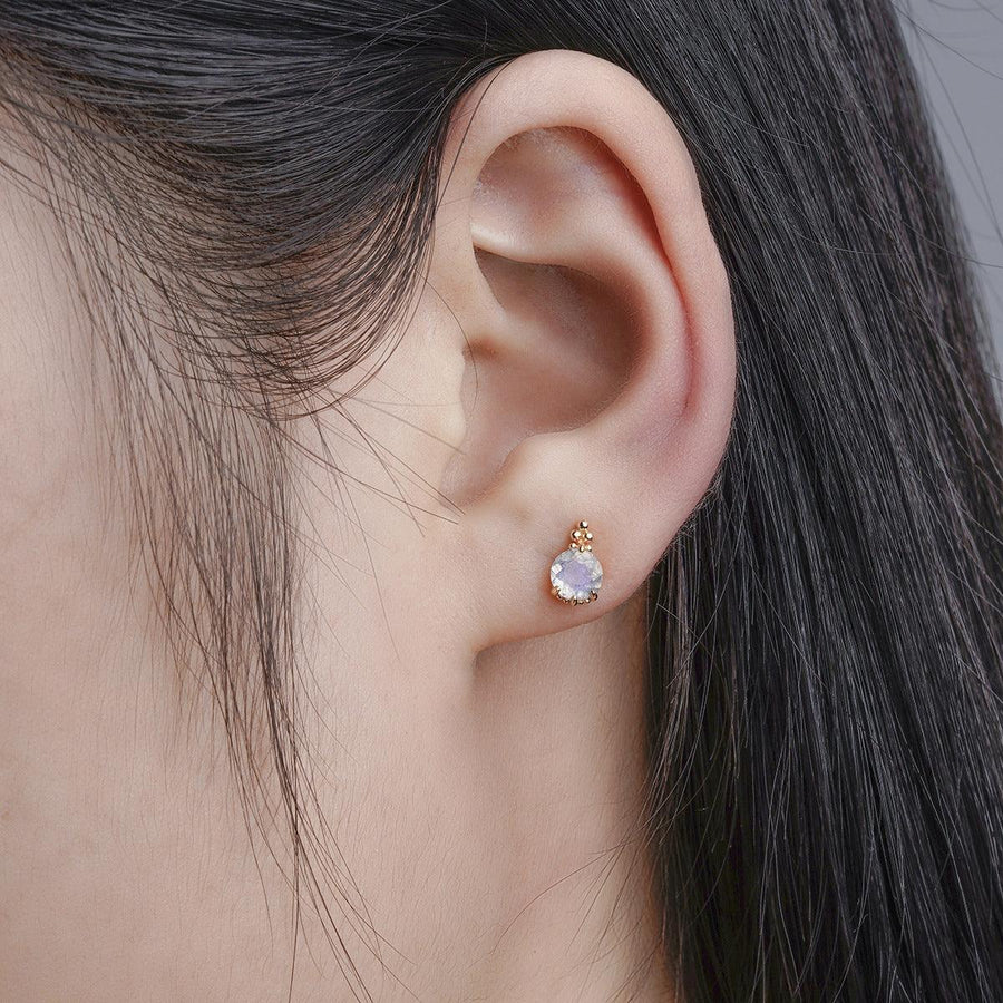 Natural Elongated Stone Earrings For Women - Trendha