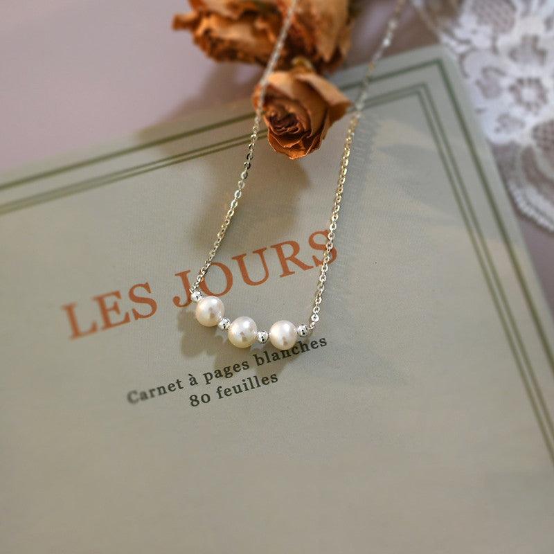 Natural Freshwater Pearl Necklace - Trendha