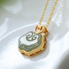 style: Blue Jade Cross Chain