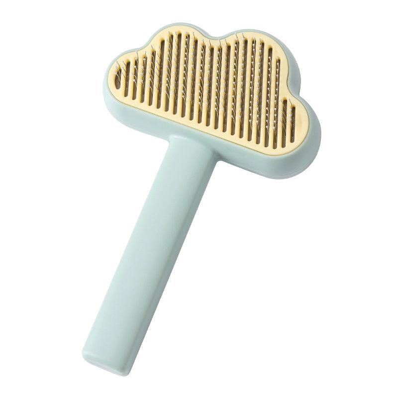 New Cloud Pet Comb Cat Comb Pet Brushing Pet Self-cleaning Needle Comb Pet Hair Remover Pet Comb Batch - Trendha