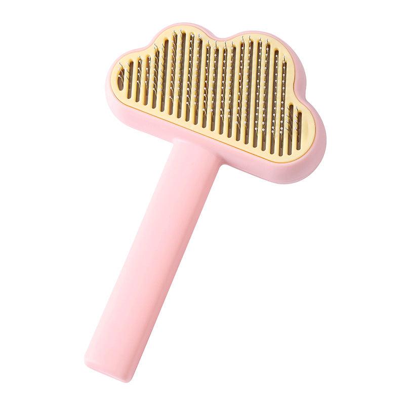 New Cloud Pet Comb Cat Comb Pet Brushing Pet Self-cleaning Needle Comb Pet Hair Remover Pet Comb Batch - Trendha