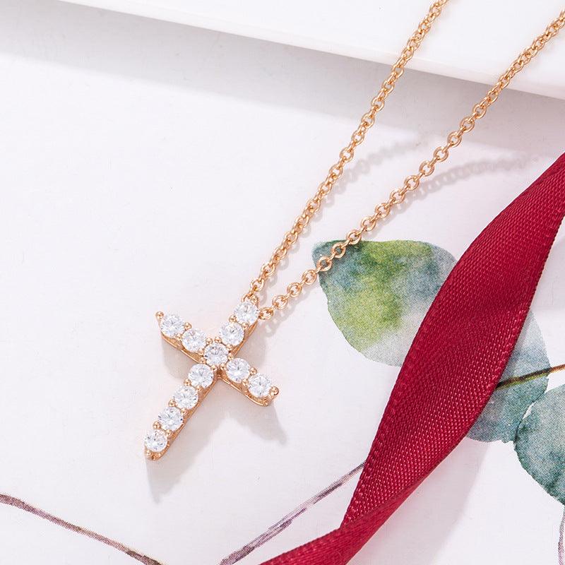 New Cross Pendant Simple Necklace - Trendha