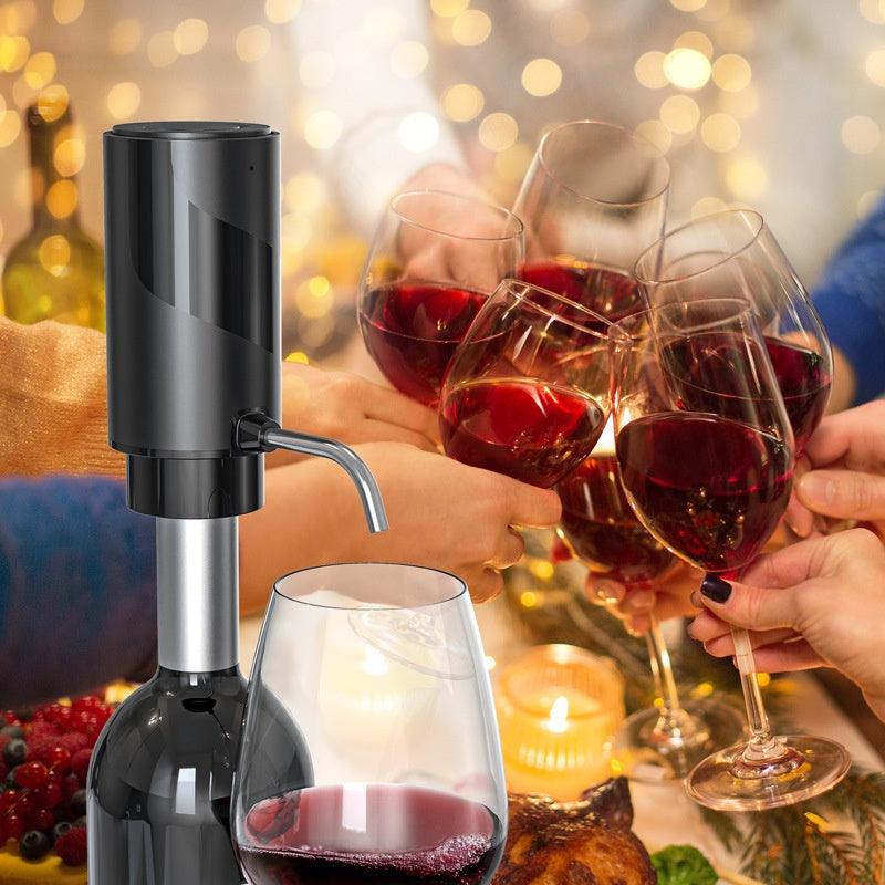 USB-Rechargeable Bottle-Mounted Wine Pourer