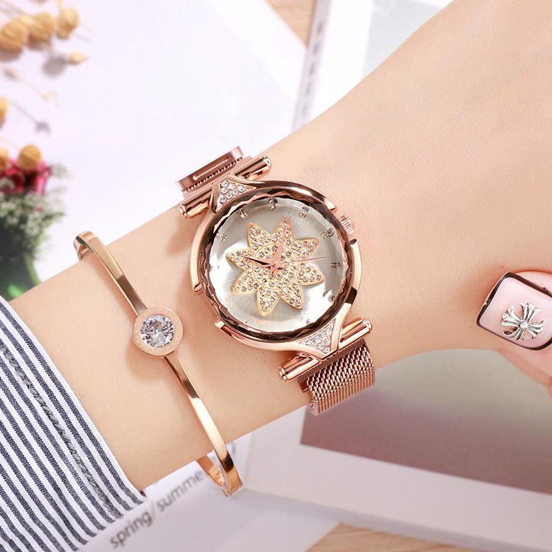 New Internet Celebrity Women's Student's Watch Fashion Korean Style Trends Simple Ladies' Lazy Watch - Trendha