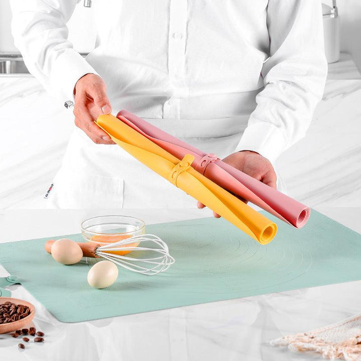 New Large Silicone Band Scale Non-slip Dough Rolling Pad - Trendha