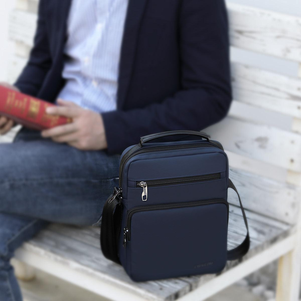 New Men's Messenger Waterproof Simple Business Shoulder Bag - Trendha