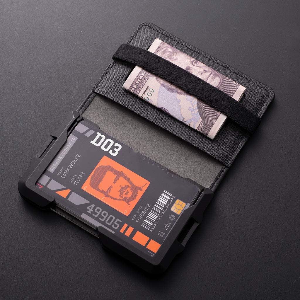 New Men's Rfdi Anti-theft Brush Outdoor Aluminum Alloy Wallet - Trendha