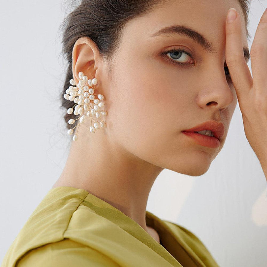 New Pearl Adjustable Creative Earrings - Trendha