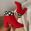 Color: Plaid Red