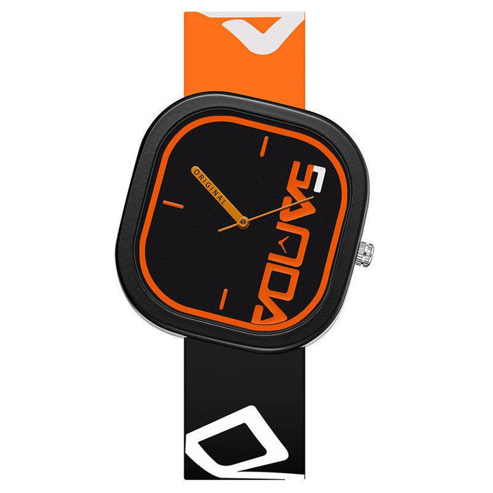 New Silicone Square Fashion Trend Waterproof Watch - Trendha