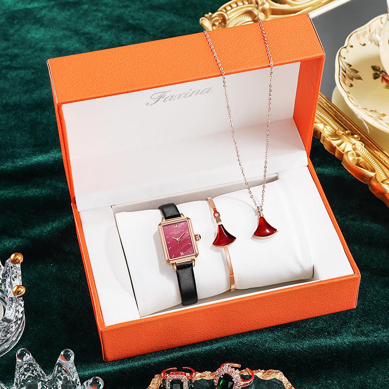 New Small Green Watch Fashion Square Suit Ladies Watch Women - Trendha