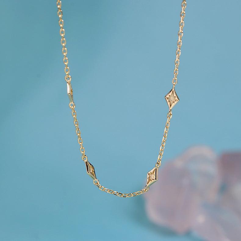 New Women's Sterling Silver Necklace - Trendha